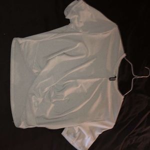 cropped crossed t-shirt